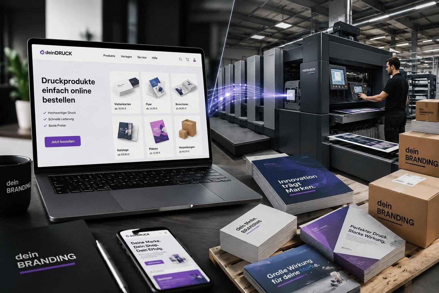 Drupo Online-Druckerei System