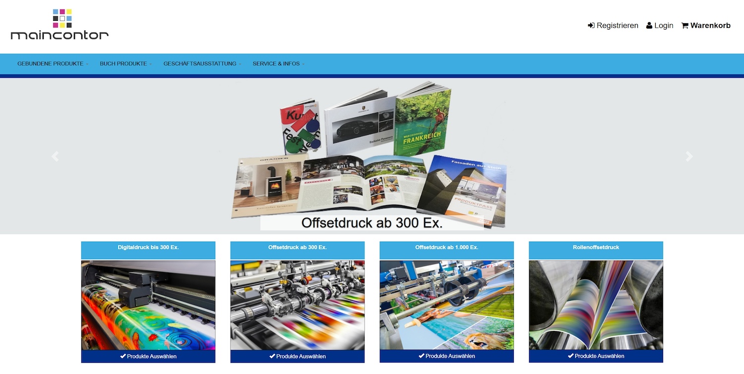 Print-on-Demand und Produktion aus einer Hand